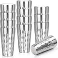 Stainless Steel Drinking Glasses, 19 oz Insulated Tumbler, 12 Pack Double Wall by Offiper