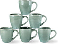 GBhome Ceramic Coffee Mugs Set of 6, 12oz Stoneware Coffee Mugs Set by GBhome