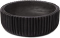DN DECONATION Wooden Decorative Bowl, 9.84” Black Wood Fruit Bowl for Rustic Home Decor, Key Bowls for Farmhouse Decor Table Centerpiece Entryway Living Room Kitchen