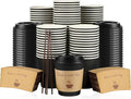 Clawsoff 100 Pack 10 oz Disposable Paper Coffee Cups by BuyNow