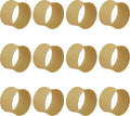 ITOS365 Cream Napkin Rings Set of 12, Round Metal Napkin Ring Holder, Napkin by ITOS365