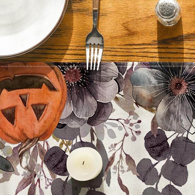 Artoid Mode 210 GSM Halloween Table Runner 13x72 Inch Home Party Decor | - Image 7