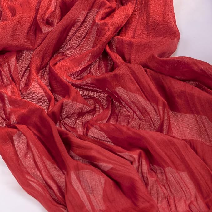 6 Pack Red Cheesecloth Table Runner 10ft Boho Gauze Annniversary Decor | - Image 5