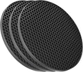 Silicone Non-Slip, Heat Resistant & Water-Trapping Trivet Mats by TENOC