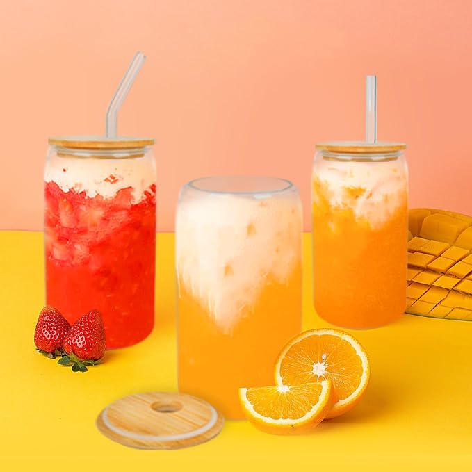 GIVAMEIHF 12 Pcs Glass Cups - Image 3