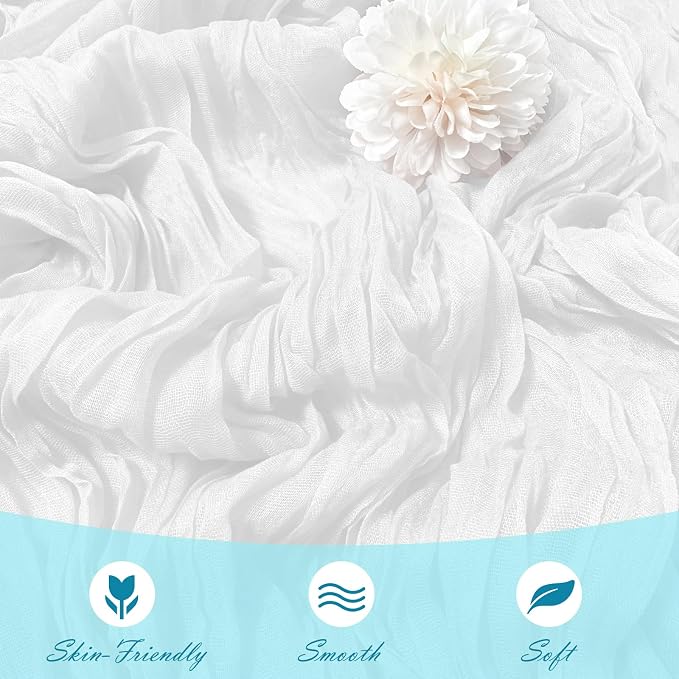 30 Pack White Cheesecloth Table Runner 17 x 108 inch Cheese Cloth Table Runners - Image 5
