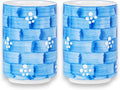 Urban Tokyo Asian Japanese Yunomi Style Handle-less Porcelain Tea Cups Tea Mug by Urban+Tokyo