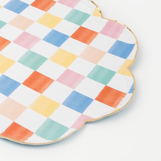 Meri Meri Colorful Pattern Side Plates (Pack of 8)