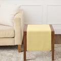 Solino Home 100% Linen Dining Table Runner Golden Straw, Fete 14 x 36 in | by SolinoHome