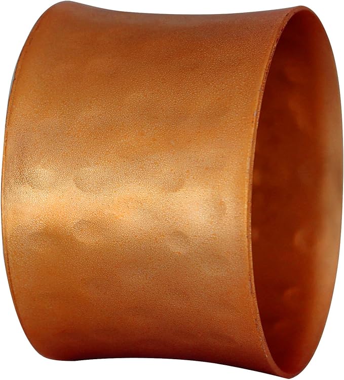 Round Hammered Napkin Rings Set of 12, Napkin Rings Bulk, Serviette Adornment for Table Settings, Modern Napkin Holder for Dinner Table Decor, Weddings, Christmas, Holiday, Banquets, Party, Easter