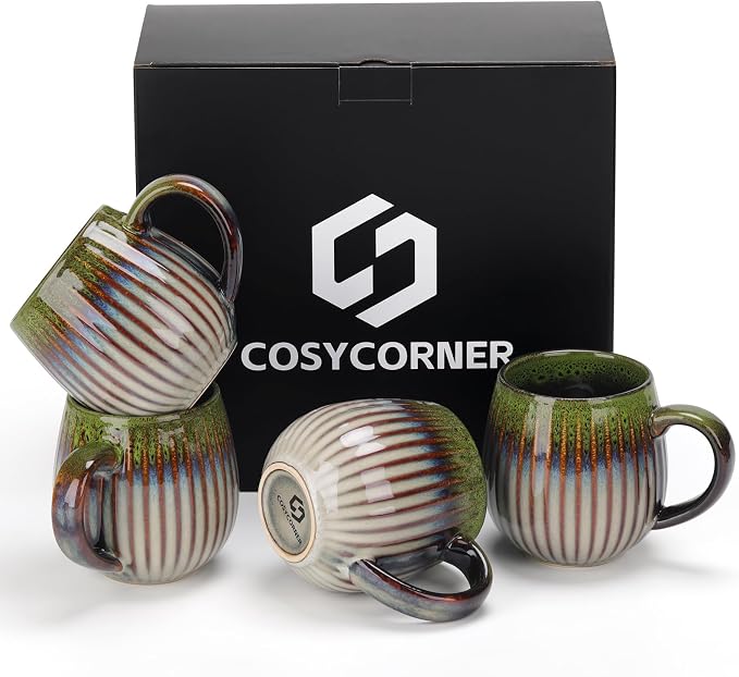 CosyCorner Ceramic Coffee Mugs Set, 17 oz Large Coffee Cups - Image 4
