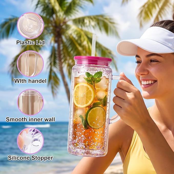 AGH 20OZ Acrylic Snow Globe Tumbler - Image 3