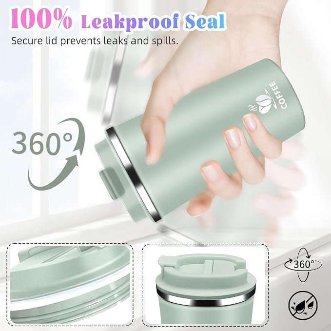 17oz Insulated Travel Coffee Mug - Image 2
