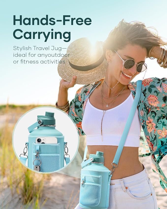 BUZIO 64 oz Insulated Stainless Steel Water Bottle - Image 3