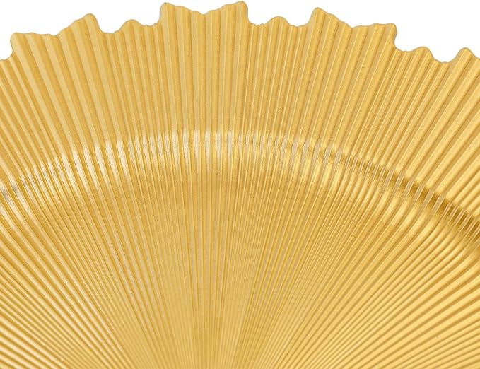 50 Pcs Charger Plates Set, Round Charger Plates, Reusable Serving Plates Embossed Rim Plastic Chargers Plate Decorative Round Plate Chargers for Dinner Plate Table Wedding Shower Decoration