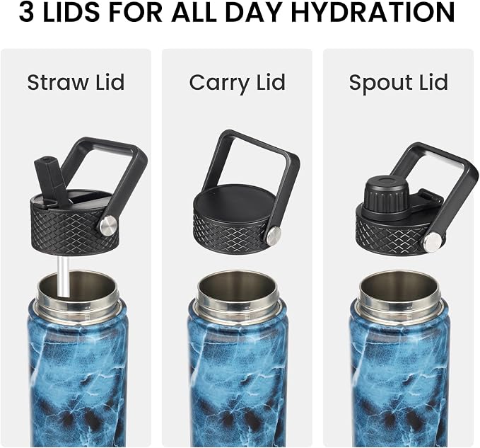 Konokyo 22 oz Insulated Stainless Steel Water Bottle - Image 4
