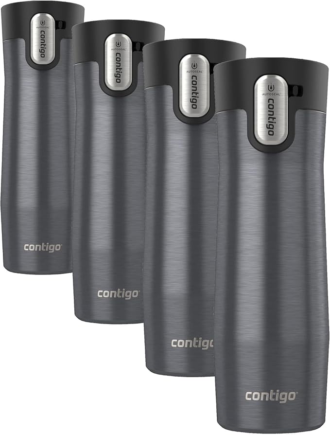 Contigo Travel Mug, Vacuum-Insulated Stainless Steel | AUTOSEAL Technology | by Unknown