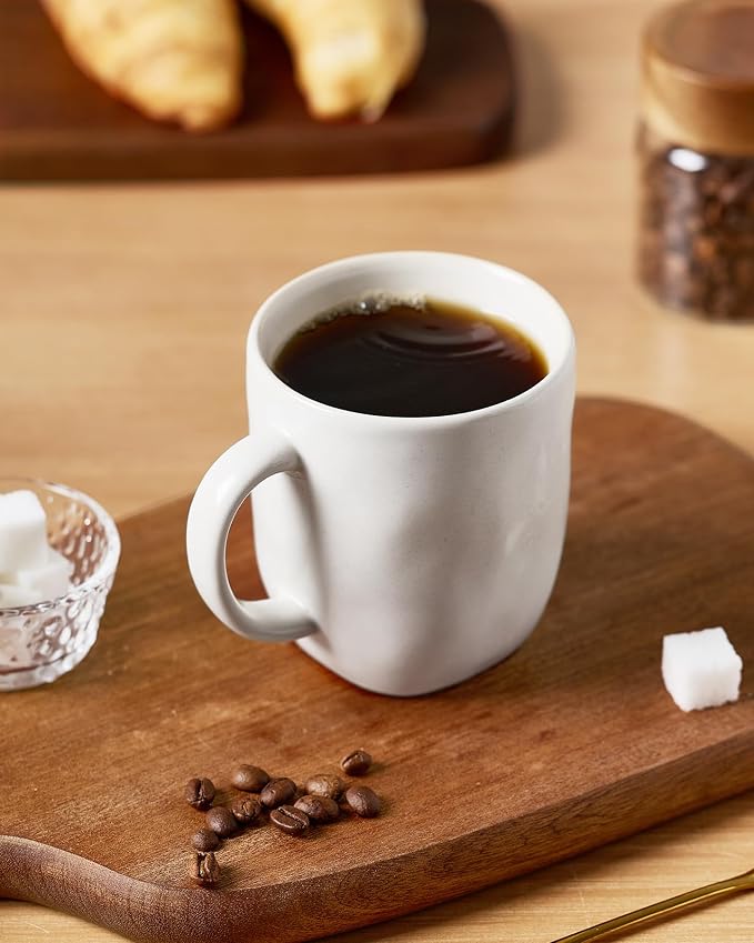 famiware Coffee Mugs Set of 4, Ocean Square 13oz Coffee Cup Set - Image 2