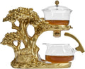 Zurucily Glass Teapot Set with Infuser Semi Automatic Tea Set Magic Teapot by zurucily