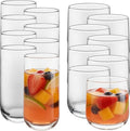 Libbey Ascent Tumbler & Rocks Drinking Glasses Set of 16, and More by Libbey