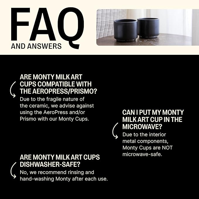Fellow Monty Latte Art Cup 11oz - Image 3