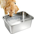 3 Gallon Large Dog Water Bowl, Stainless Steel Bowl, Giant Dogs | 3 Gallon by Lonepetu