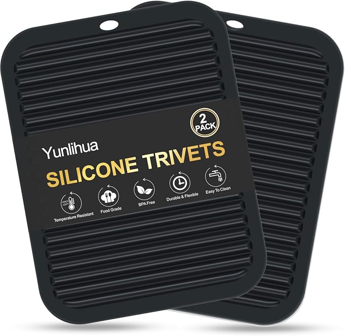 9"x12" Heat Resistant Silicone Trivets by Unknown