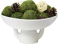 NAHARO New Moss Bowl, Handmade Cement Bowl–Artificial Moss Centerpiece by NAHARO
