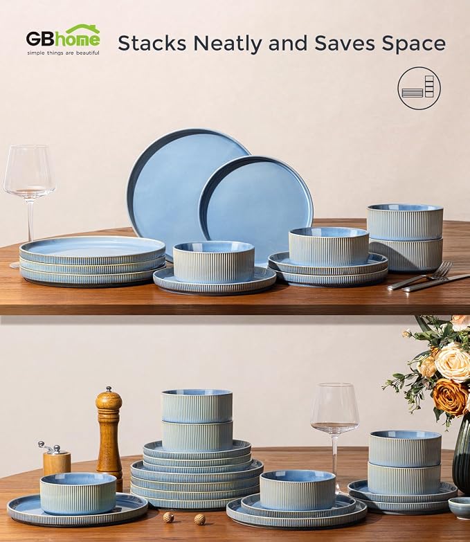GBHOME Stoneware Dinnerware Sets - Image 8