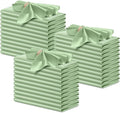 P Pothuiny 50 Pcs Sage Green Satin Napkins 17 x 17 in, Satin Cloth Napkins | by P+Pothuiny