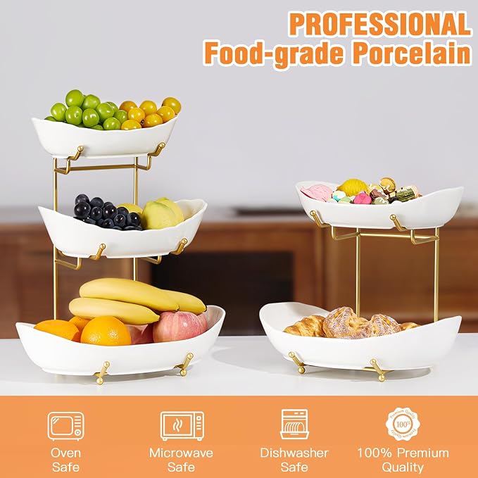 Ceramic Fruit Bowl for Kitchen Counter - Image 2