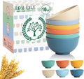 Unbreakable Wheat Straw Small Bowls 10 OZ Mini Dessert Bowls Lightweight by HOMIENLY