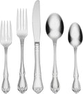 Oneida True Rose 45 Piece Everyday Flatware, Service by Oneida