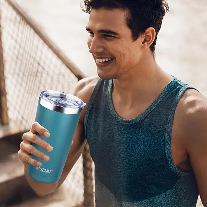 MEZMUT 20oz Insulated Tumbler Travel Coffee Mug - Image 7