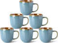 LERATIO Ceramic Coffee Mugs Set of 6, 12oz Handmade Coffee Mugs Set | Large by LeRatio