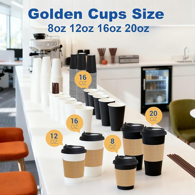 16 oz 300 Pack Coffee Cups - Image 8