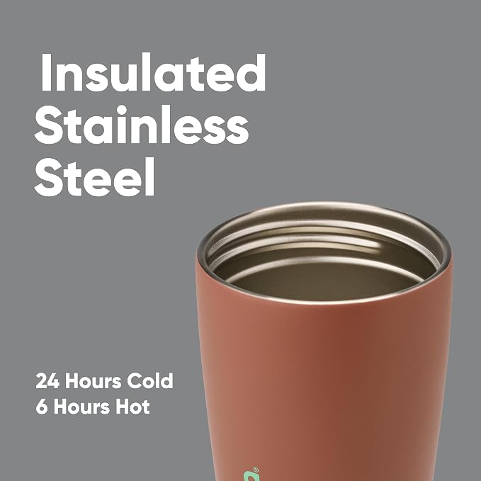 Owala SmoothSip Slider Insulated Stainless Steel Coffee Tumbler, Reusable Iced - Image 4