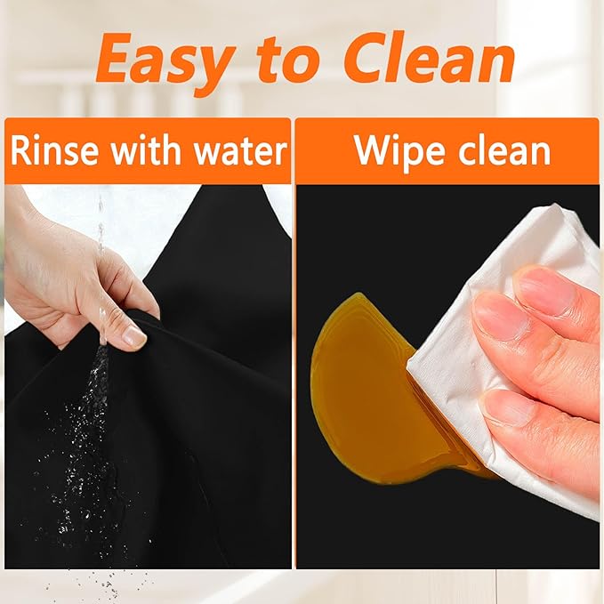 Extra Large Silicone Mat, 78.7''x23.6''(200cmx60cm) Large Heat Resistant Mats for Countertop, Waterproof Countertop Protector, Cuttable Kitchen Countertop Mat, Silicone Mat for Kitchen Island, Black