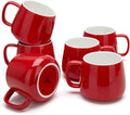 Teocera Coffee Mugs Set of 6-12oz Chip-Resistant Ceramic Cups by Teocera