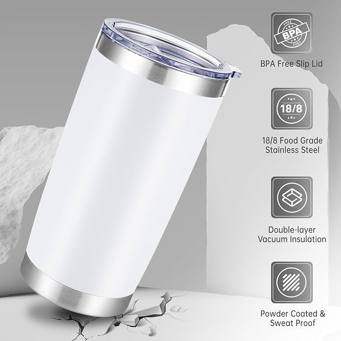 20 oz Tumblers Stainless Steel Tumbler - Image 3