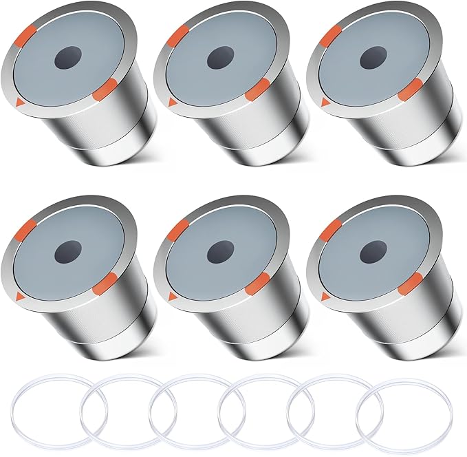 Reusable k Cup Coffee Filters, Universal stainless steel Refillable k Cups by NOALTO