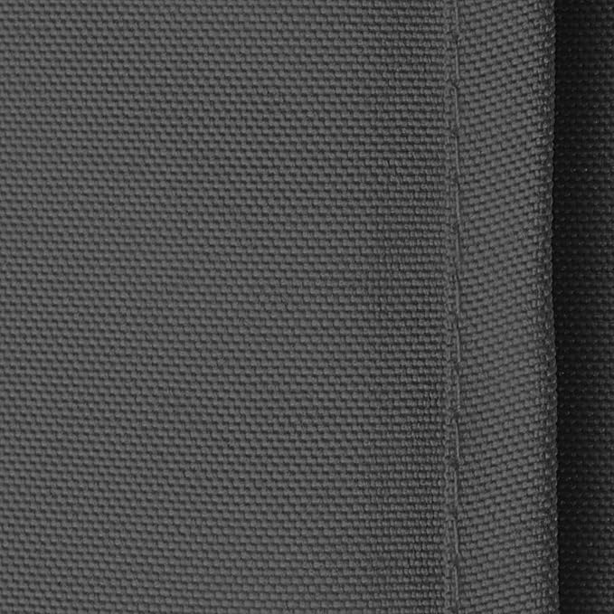 Lann's Linens 90 x 132 Inch Rectangular Tablecloth, Washable Polyester Fabric Table Cloth for Dining Tables, Parties, Restaurant, Weddings - Dark Gray