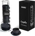 MIAMIO - 6 Espresso Cups - Le Papillon - Daily Table Set | Ceramic espresso by MIAMIO