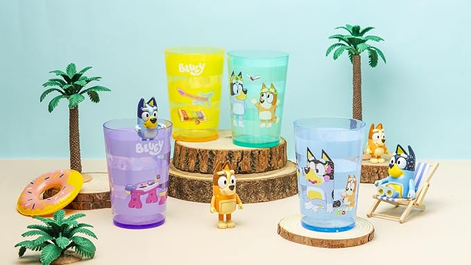 Zak Designs Bluey Nesting Tumbler Set Includes Durable Plastic Cups - Image 8