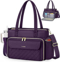 RAINSMORE Teacher Bag for Women, 15.6" Laptop Work Tote, 40oz Cup Holder | by RAINSMORE