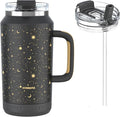Hydraful 64 oz Tumbler with Handle and Straw by Hydraful