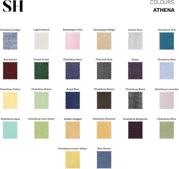 Solino Home 100% Pure Linen Dining Table Runner Teal, Athena 14 x 156 in | - Image 8
