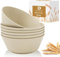 36 oz Wheat Straw Bowl Sets of 6, Alternative by BUSOKIP