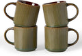 famiware Coffee Mug Set for 4, Star 12 oz Catering Mugs Cup Set by Famiware
