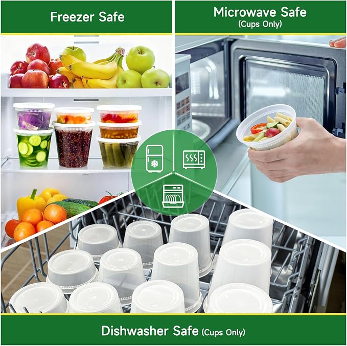 Dealusy 40 Set 24 oz Deli Containers - Image 5